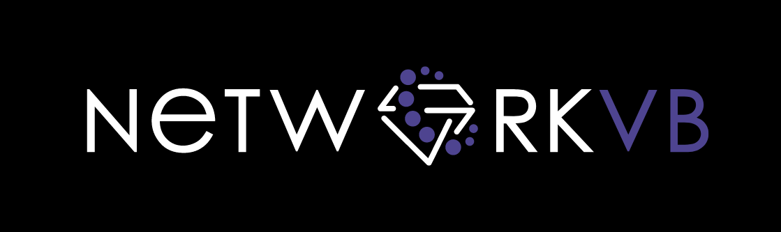 logo simple en violet de Networkvb